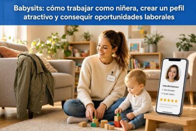 Babysits: cómo trabajar como niñera, crear un perfil atractivo y conseguir oportunidades laborales